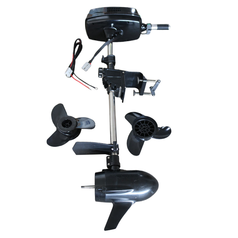 60V 10HP 2200W Electric Outboard Motor Fishing Boat Engine Long Shaft Brushless Motor Propeller