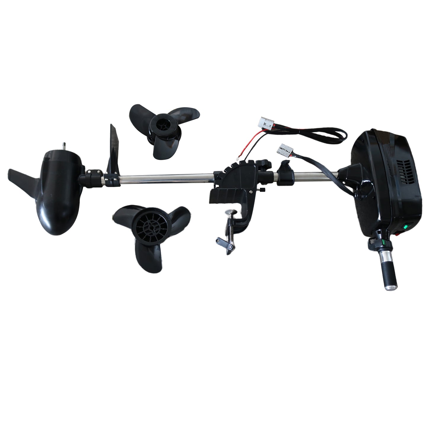 60V 10HP 2200W Electric Outboard Motor Fishing Boat Engine Long Shaft Brushless Motor Propeller