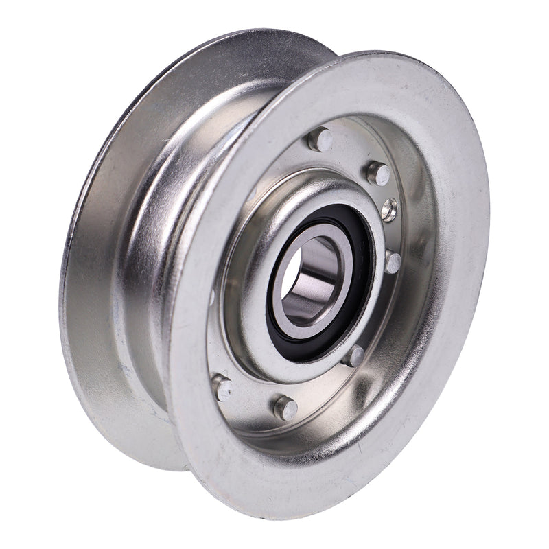 thumbnail image 2 of Caltric Flat Idler Pulley For John Deere L100 L105 L107 Mowers, Replaces GY22172 & GY20067 2 of 3