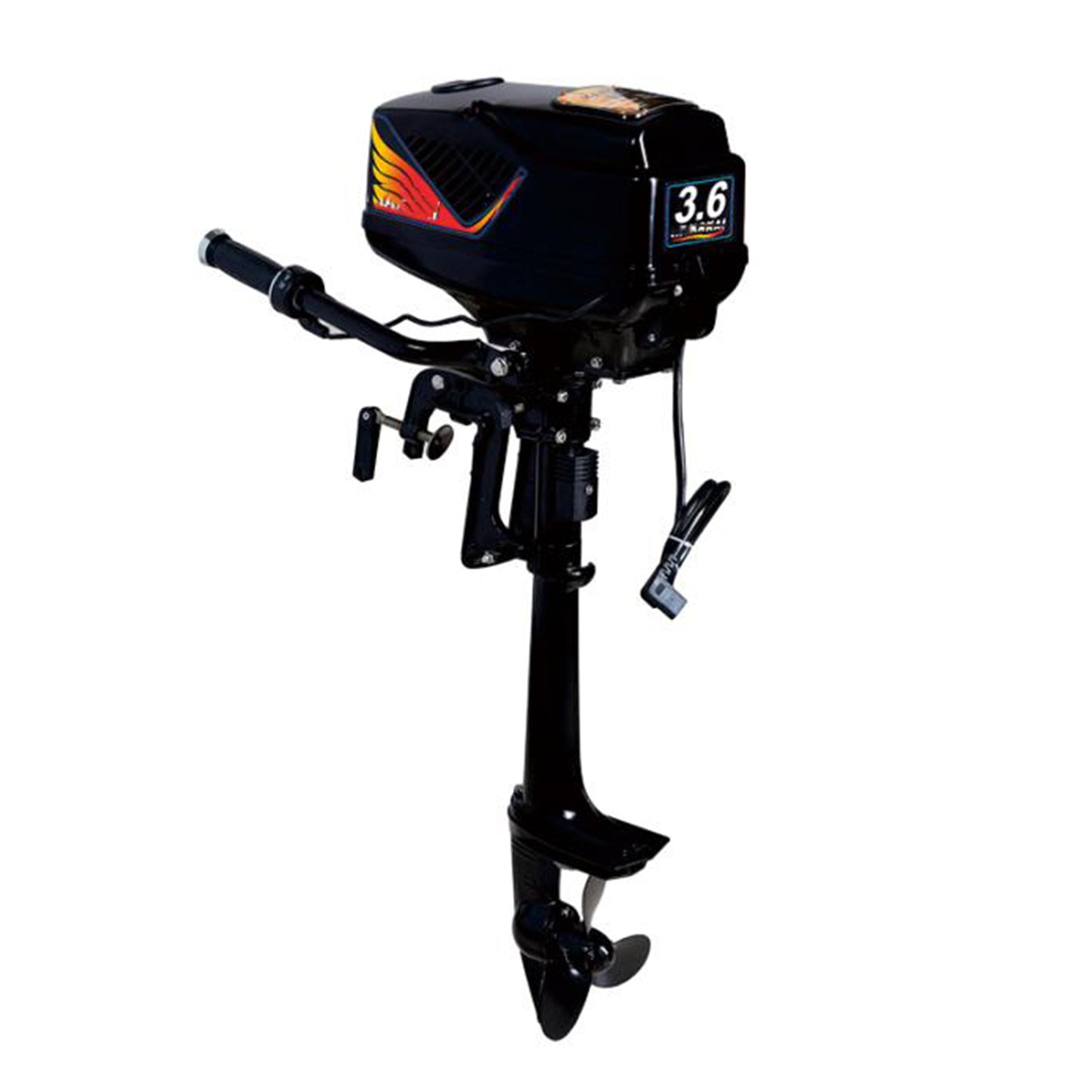 48V 3.6HP 800W Electric Outboard Motor Brush Thrust Boat Engine