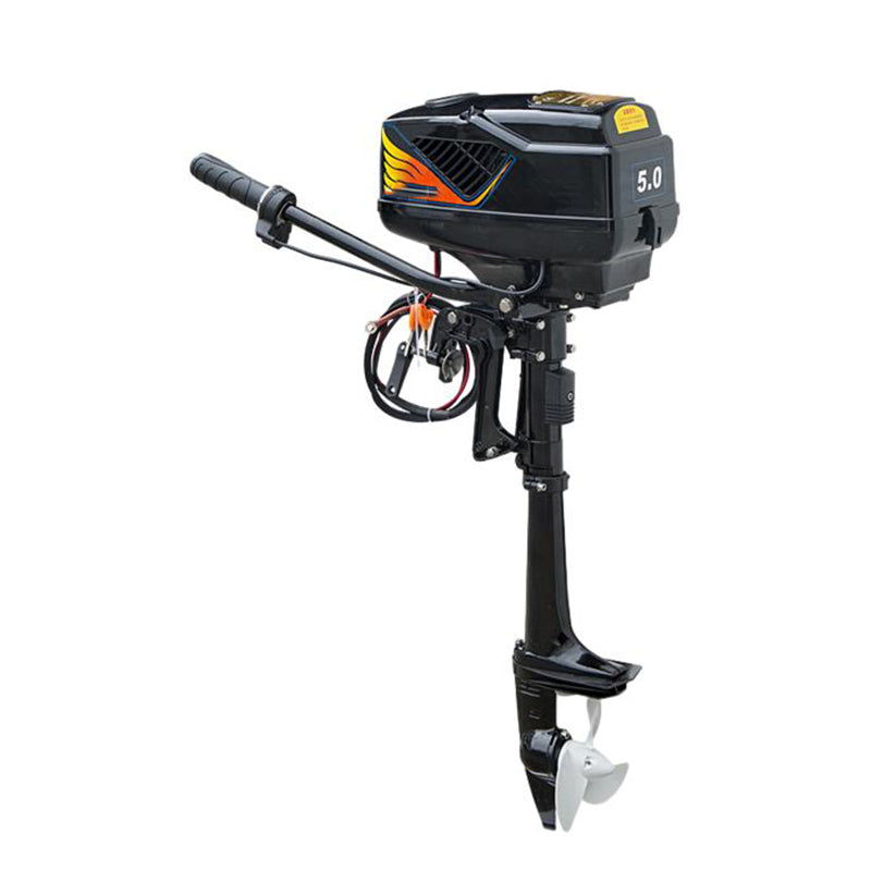 48V 5.0HP 1200W Electric Outboard Motor Brush Thrust Boat Engine