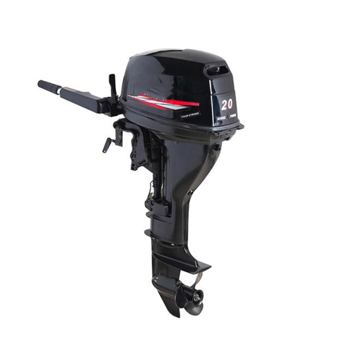 4 Stroke 20HP 14700W Electric Outboard Motor Brush Thrust Boat Engine