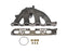 Exhaust Manifold 12609823 for Chevrolet Captiva Sport Equinox Terrain (2.4L) 2010-2012