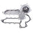 15521-73033 Water Pump for Kubota Tractor KH90 KH91 KH101 L235 L275 L355S L3350