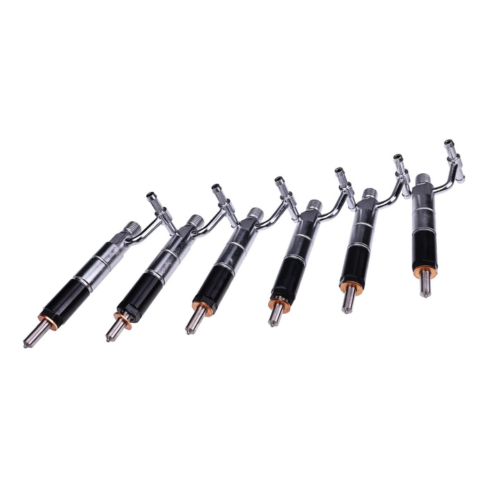 6X Fuel Injector 6209113100 6209-11-3100 for Komatsu PC250LC-6L PC220LC-5 PC220LC-6L