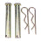 2X Lift Cylinder Clevis Pin Kit for Boss Snowplow HDW05563 MSC05674