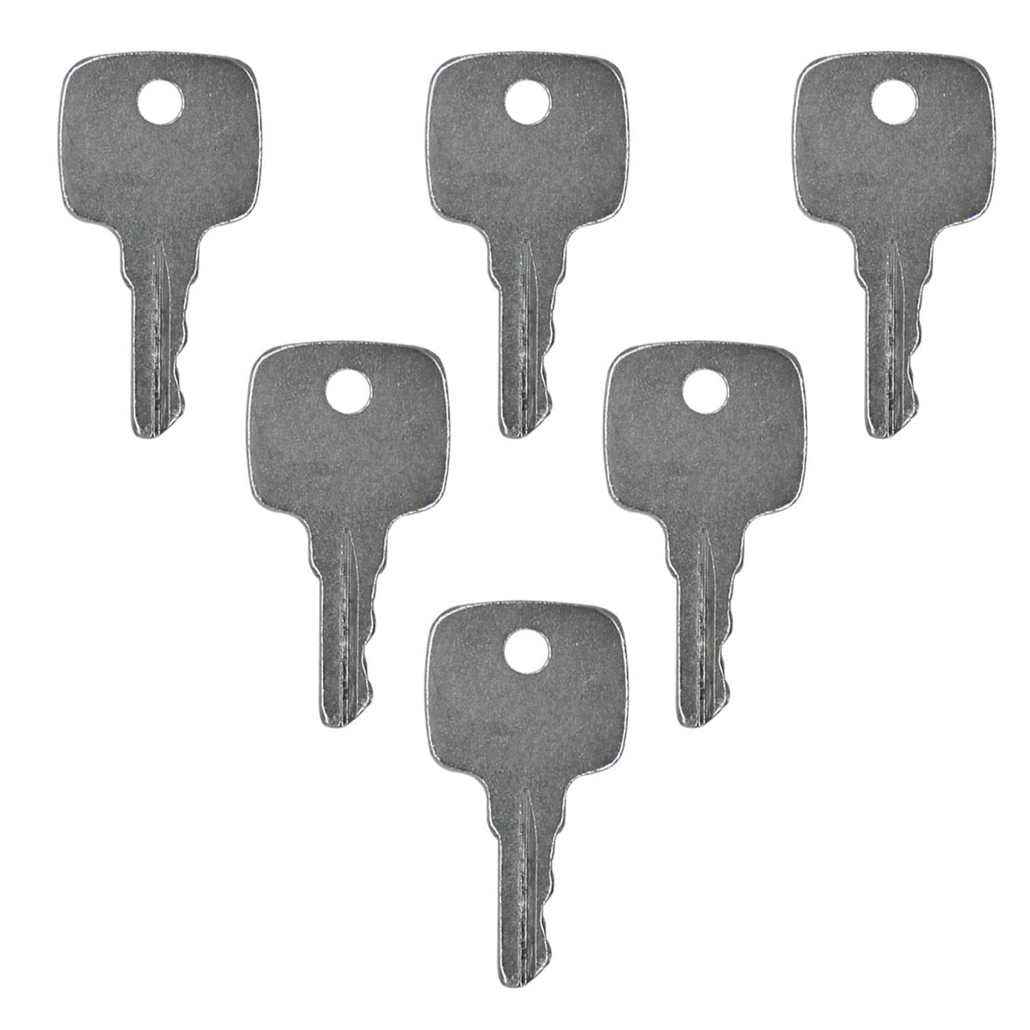 6X Ignition Keys AT145929 for John Deere 210LE 310C 410D 544E 644E 710D 744H