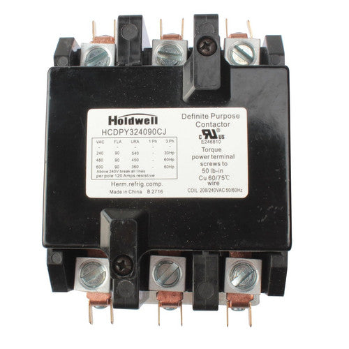 3 Pole 90A 240V Coil Definite Purpose Air Conditioner Contactor HCDPY324090CJ
