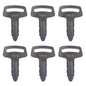 6X Ignition Key RC101-53630 for Kubota Excavators K008 KX101 KX151 KX41H KH101