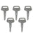 5Pcs Ignition Keys 787 Compatible with Komatsu Heavy Equipment Excavator Backhoe