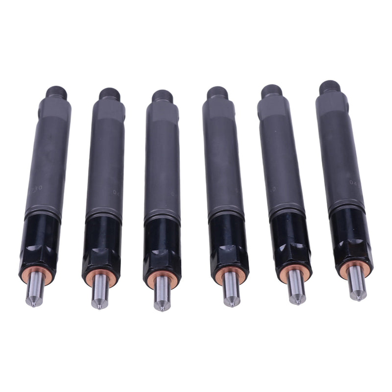 6Pcs Fuel Injector VOE8112303 VOE479443 for Volvo Engine TD102 TD103E Loader L150