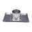 Trailer Jack Foot Plate 26029 w/Lock Pin for Boat Trailers