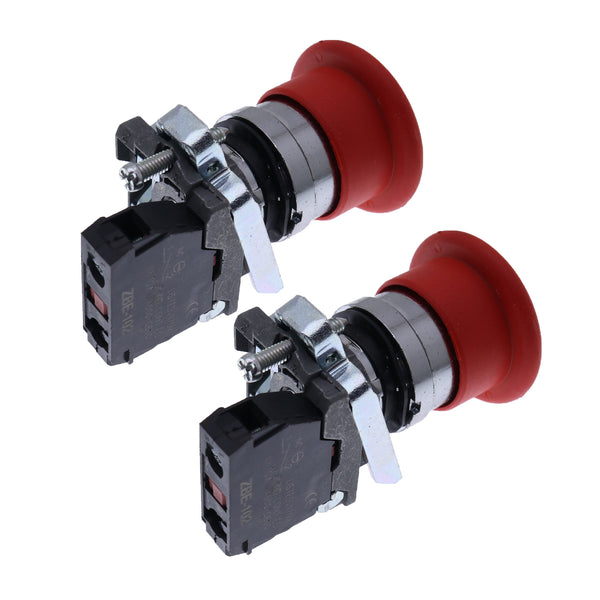 2X E-Stop Swicth 4360475 for JLG Scissor Lift 1532E2 1932E2 460SJ 2030ES