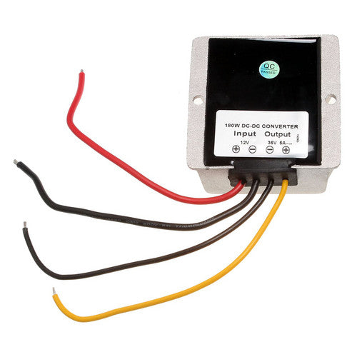 DC-DC 12V to 36V Step Up Converter 5A 180W for Golf Cart Waterproof
