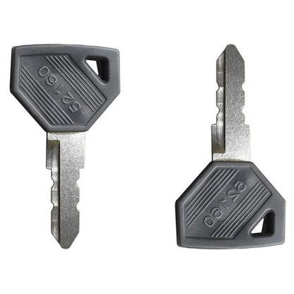 2X Ignition Keys 198360-52160 for John Deere and Yanmar Tractor SC2400 EX450