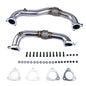 Heavy Duty Thick Wall Stainless Up Pipes For 2008-2010 Ford 6.4L Powerstroke