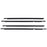 Set of 4 Door Belt Molding Weatherstrip 75710-12820 75720-12820 75730-12340 75740-12430 for 2008-2015 Scion Xb 2.4L