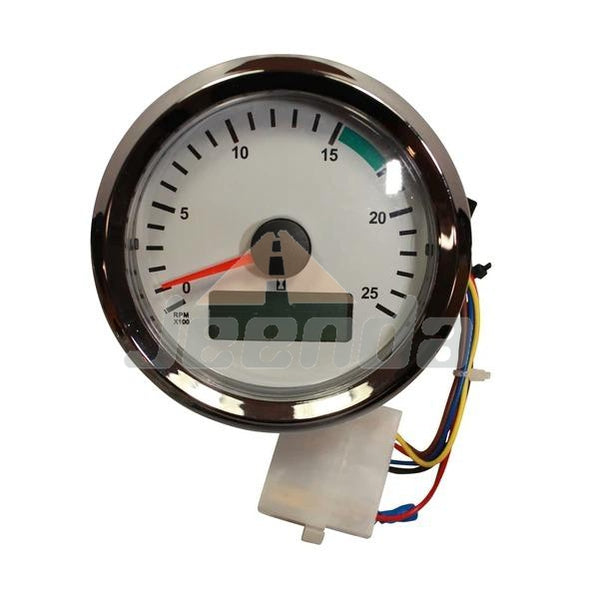 Jeenda New Gauge Tacho Hourmeter for JCB Backhoe Loader 3CX 4CX 4WD 214 215 217 704/D7231 704D7231 704/50097  BHL See TI 2/546