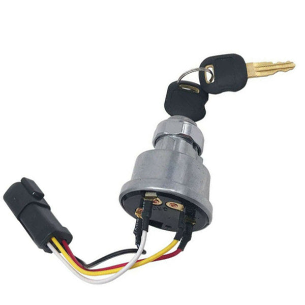 JEENDA Ignition Lock Switch 110-7887 Compatible with Caterpillar 901C 902C 903C 906H 906H2 907H C-12 C15 C18 C32 C9