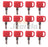 JEENDA 12PCS  Ignition Key T209428 KV13427 for John Deere Skid Steer 320 320D 320E 320G 323D 323E 324E 324G 325 325G 326D 326E 328 328D 328E 329D 329E