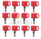 JEENDA 12PCS  Ignition Key T209428 KV13427 for John Deere Skid Steer 320 320D 320E 320G 323D 323E 324E 324G 325 325G 326D 326E 328 328D 328E 329D 329E