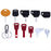 JEENDA Snowblower Lawn Mover Equipment Key compatible with John Deere Toro MTD Cub Cadet Briggs MTD Stratton Craftsman Tecumseh Snoopy Troy-Bilt Indark Husqvarna Lawn and Garden Engines