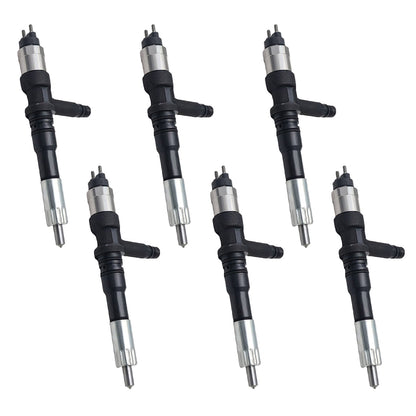 6X Common Rail Injector 6251113100  9709500-607 for Komatsu PC450-7 PC550 WA470
