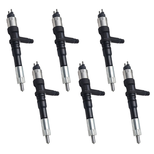 6X Common Rail Injector 6251113100  9709500-607 for Komatsu PC450-7 PC550 WA470