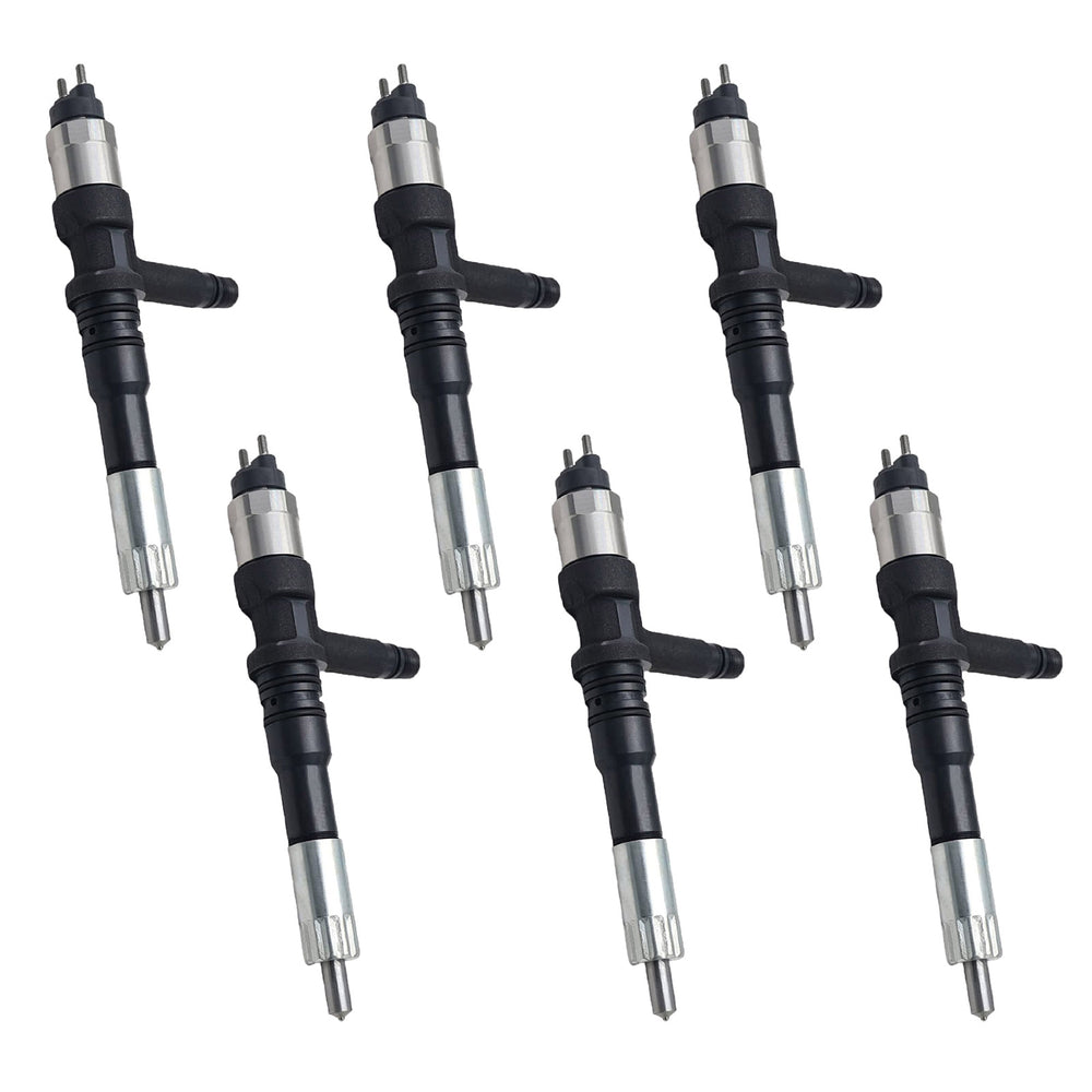 6X Common Rail Injector 6251113100  9709500-607 for Komatsu PC450-7 PC550 WA470