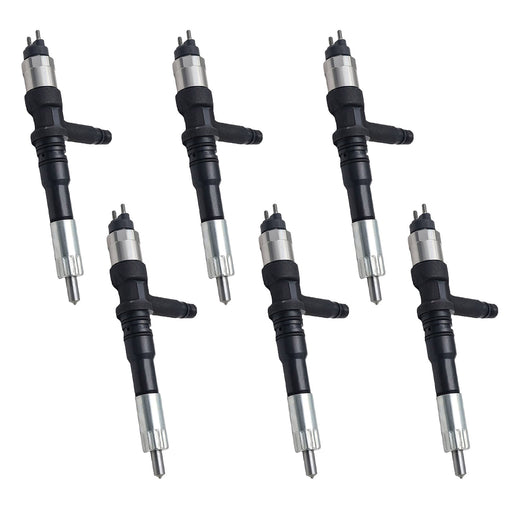 6X Common Rail Injector 6251113100  9709500-607 for Komatsu PC450-7 PC550 WA470