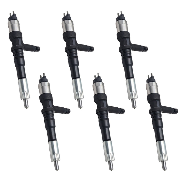 6X Common Rail Injector 6251113100  9709500-607 for Komatsu PC450-7 PC550 WA470