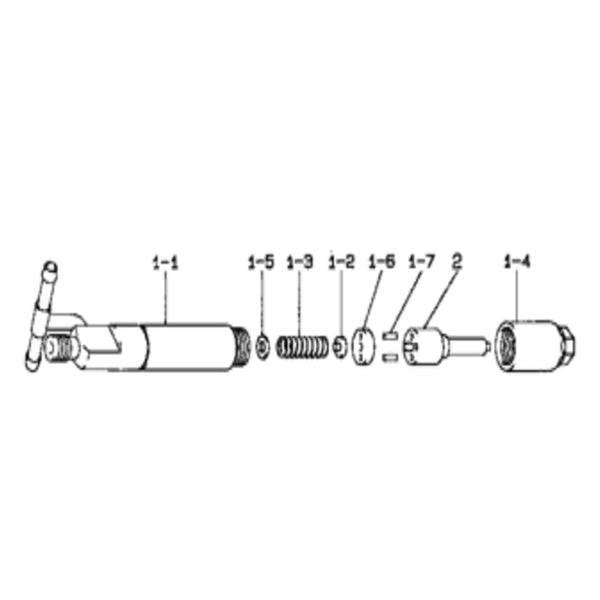 32A6107040 Heavy Duty Fuel Injector Nozzle & Holder Assembly for Mitsubishi S6S-DT Engine