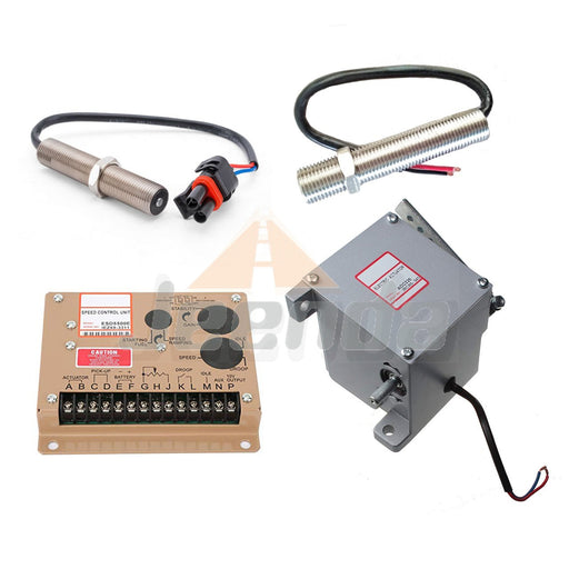 Free Shipping Actuator ADC225-12V+Controller ESD5500E +3034572 Speed Sensor +MSP675 Speed Sensor
