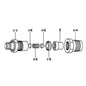 Heavy Duty Fuel Injector Nozzle & Holder Assembly 093500-7200 0935007200 for Denso Zexel