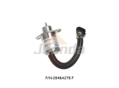 Stop Solenoid 2848A278 P 12V  for Perkins Hyster UB704 246 Skid Steer