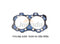 Free Shipping Cylinder Head Gasket 5330-01-358-5556 752-40751 186-6109 for Onan MEP802 DN2M LPW 2