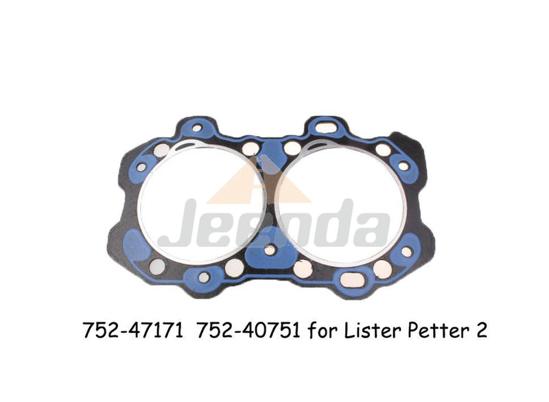 Free Shipping Cylinder Head Gasket 752-40751 752-47171 752-40891 for Lister Petter LPW 2