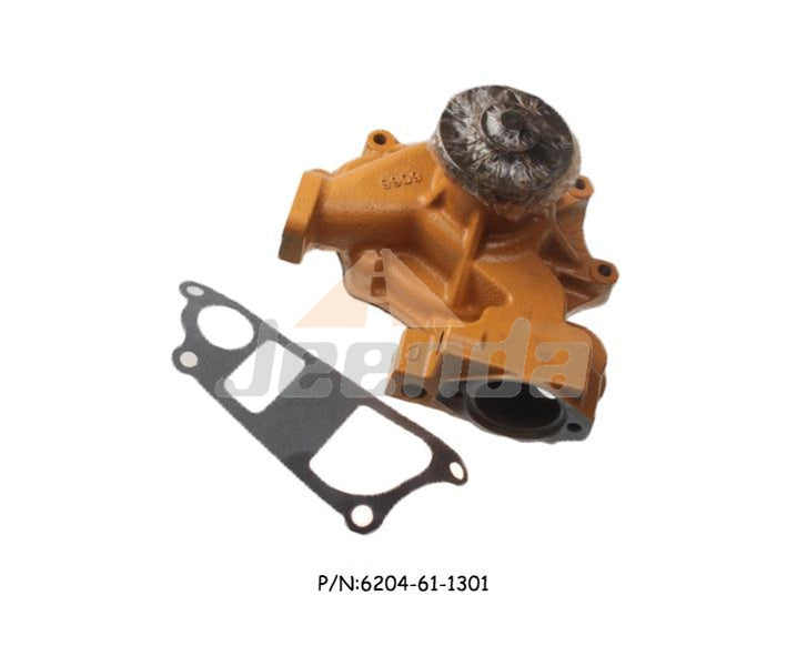 Jeenda Water Pump 6204-61-1300 with Gasket for Komatsu 4D95S BULLDOZER D20-6 D20A-7 D21S-7