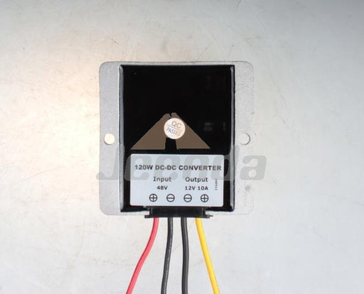 Free Shipping Voltage Reducer Converter Regulator 48V Volt To 12V 10A Waterproof For GOLF CART