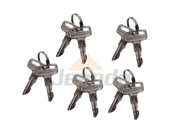 Jeenda 5 Pairs Ignition Key for JLG Scissor Lift 30AM T350 3246E2 2860030 9901