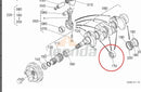 Metal Crankshaft STD 16292-23483 One Pair for Kubota V1505