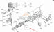 Metal Crankshaft STD 16241-23470 One Pair for Kubota V1505