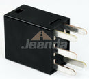JEENDA Black Realy 7219044 5 Pins 10A Compatible with Bobcat S770 S850 T450 T550 T590 T595 T630 T650 T740 T750 T770 A770 S450 S510 S530 S550 S570 S590 S595 S630 S650 S750