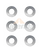 JEENDA 6PCS Blade Bolt Washer K5651-34350 K5651-34352 compatible with Kubota Lawnmowers RCK54 RCK60 RCK72 ZD321 ZD326S ZD25F ZD221 ZD323 ZD326 ZG222 ZG227
