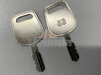 (2) JEENDA Ignition Key 042-9000-00 042900000 compatible with Bad Boy Zero Turn Mower MZ ZT CZT Outlaw Pup and Briggs Stratton 1714054 Bush Hog 99070