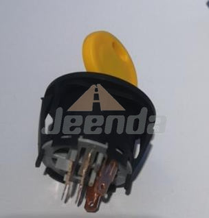 JEENDA 7-Terminals Starter Ignition Switch Keys 175566 175442 163968 532175566 Compatible with CubCadet AYP John Deere MTD Husqvarna Jonsered Dixon AYP Sears Craftsman Riding Lawn Mower Tractor