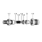 Heavy Duty Fuel Injector Nozzle & Holder Assembly 093500-3460 0935003460 for Denso Zexel