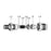 4Pcs Fuel Injector Assembly MD080288 093500-3460 for Denso Mitsubishi 4D65T/4D56 Engine