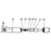 4Pcs Fuel Injector Assembly ME016314 093500-3820 for Mitsubishi 4D33/4D34 Engine
