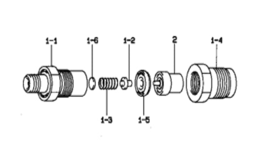 MM43382601 Heavy Duty Fuel Injector Nozzle & Holder Assembly for Mitsubishi L2C-11C/L2 Engine